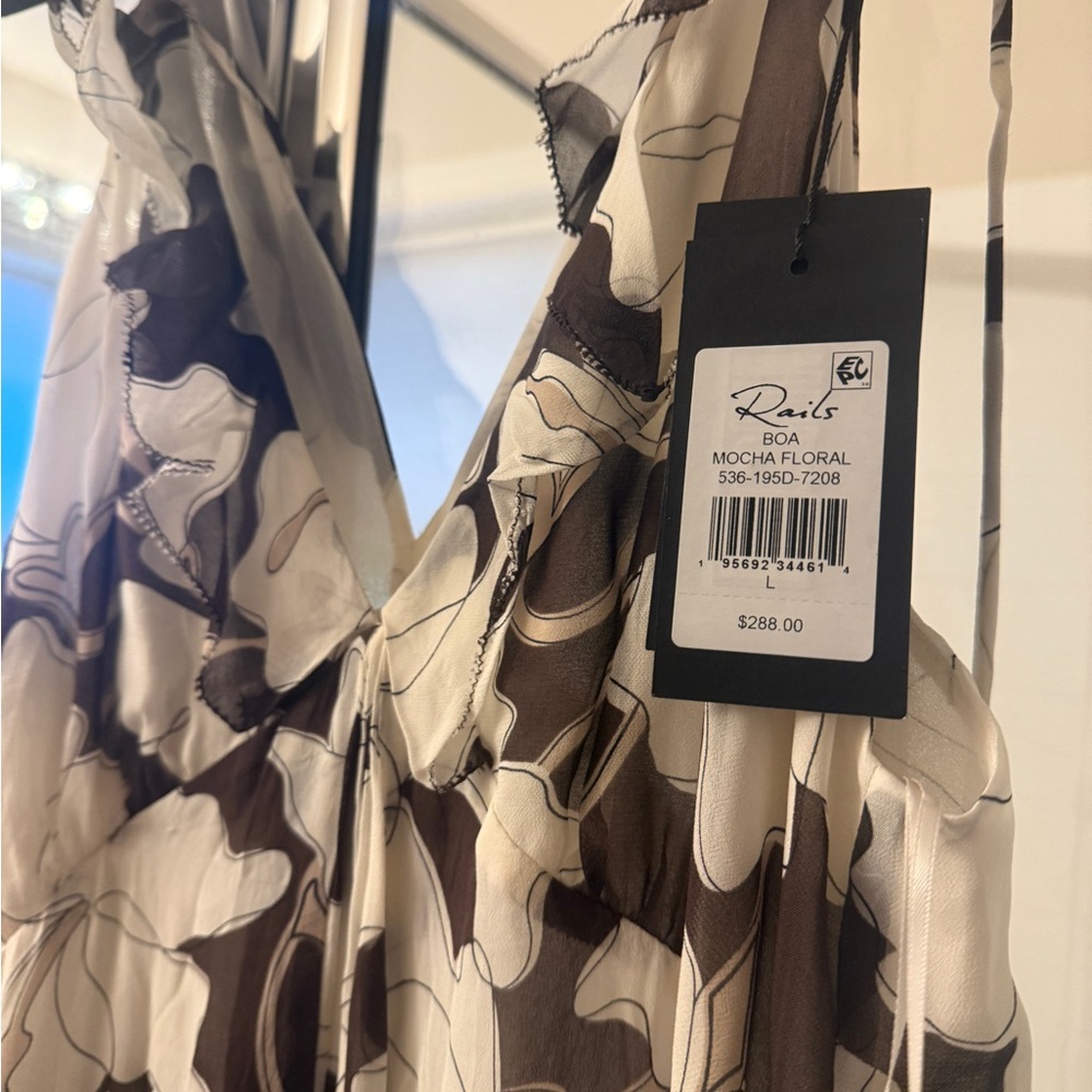 NWT Rails Floral Boa Dress - Picture 8 of 8